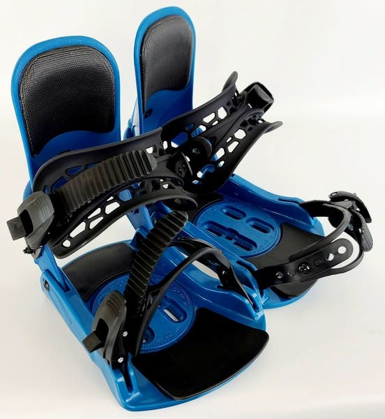 NEW $150 Mens Zuma Snowboard Bindings Blue/Black (also fits Burton