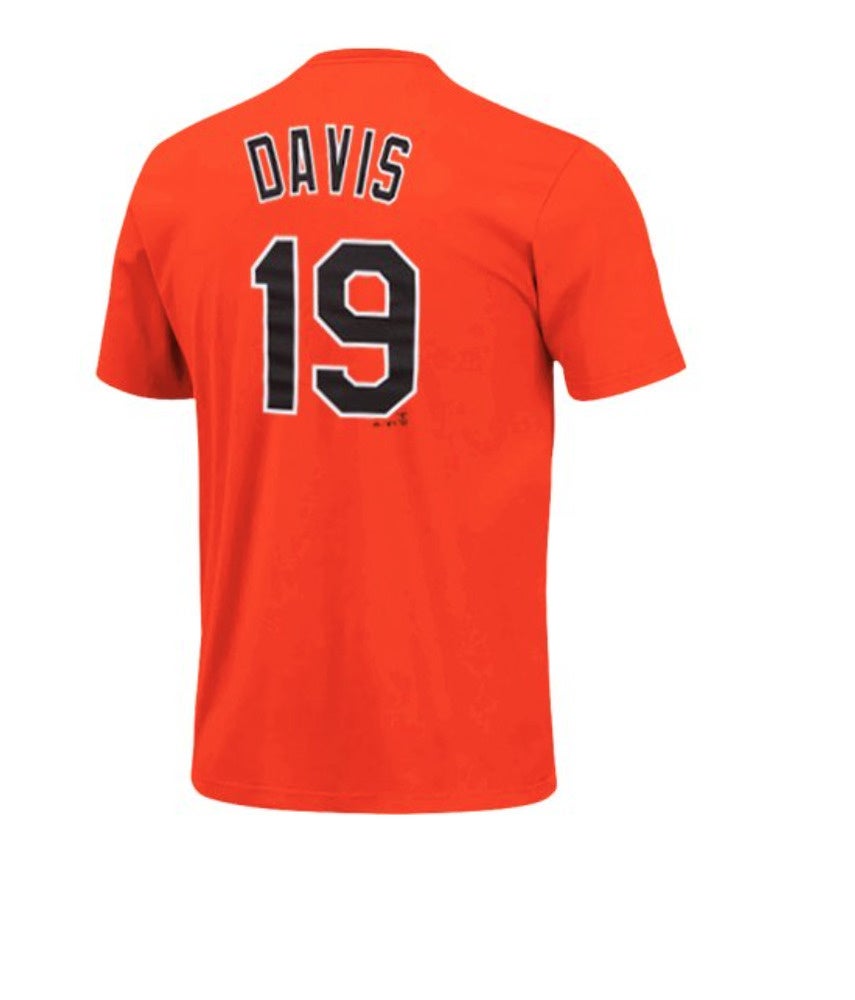 Women's Chris Davis Name & Number T-Shirt - Orange - Tshirtsedge