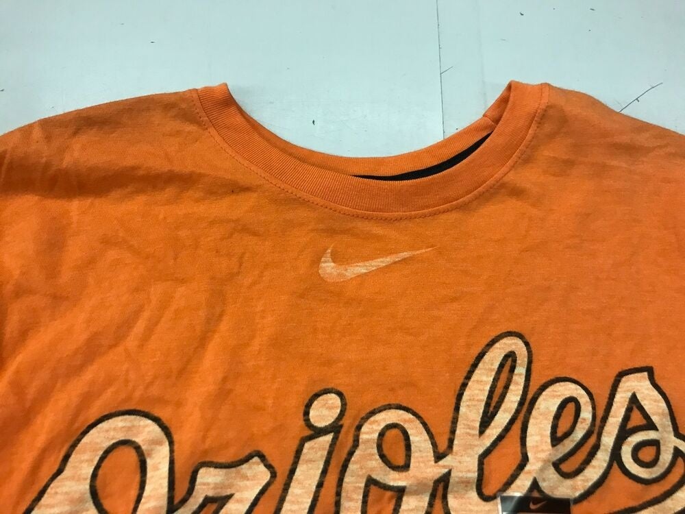 Nike Dri Fit Baltimore Orioles No Gifts Mens Large Gray Long