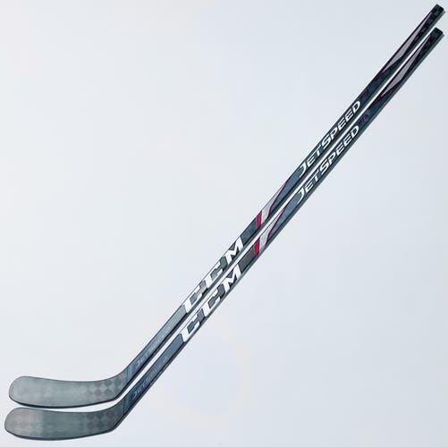 New 2 Pack Brent Seabrook CCM Jetspeed FT2 Hockey Stick-RH-105 Flex-Modified P91-Stick' Em Grip