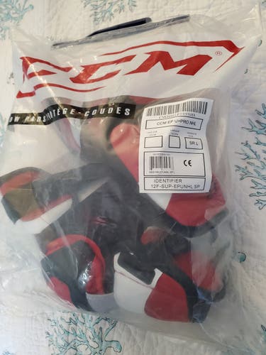 Senior New Large CCM Elbow Pads Pro Stock