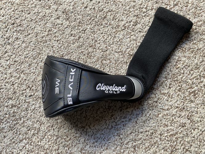 Cleveland black 3 fairway wood head cover