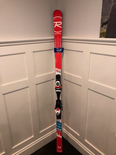 Used Rossignol Racing Hero FIS GS Pro Skis With Bindings Max Din 12