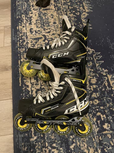 Used CCM Regular Width  Size 8.5 Super Tacks 9370 Hockey Skates
