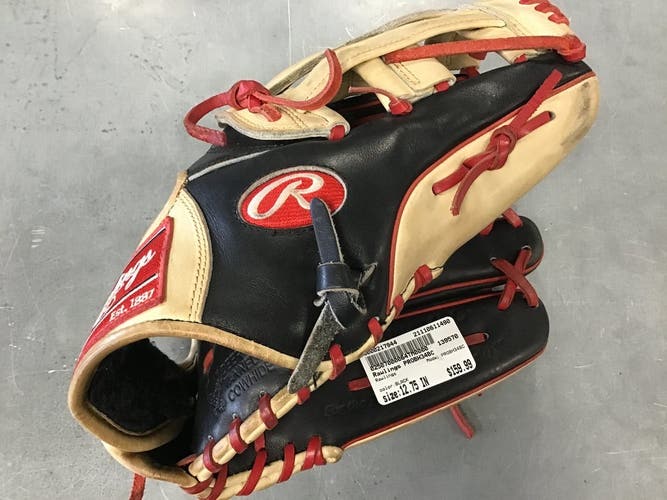 Used Rawlings Probh34bc 12 3 4" Baseball & Softball Fielders Gloves