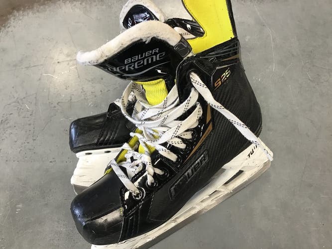 Used Bauer Supreme S25 Senior 7 Ice Skates Ice Hockey Skates