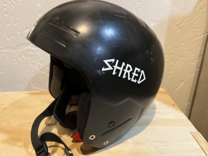 Shred Basher Helmet FIS Legal Medium Black