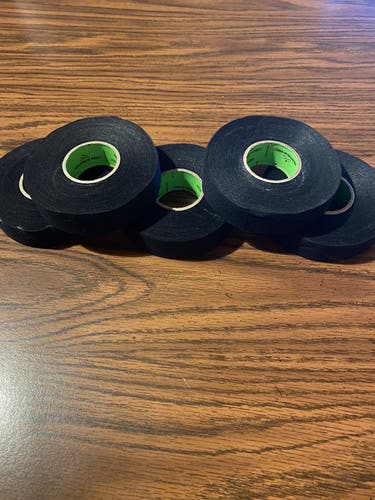 Renfrew Cloth Black 1” Hockey Tape 10 Rolls