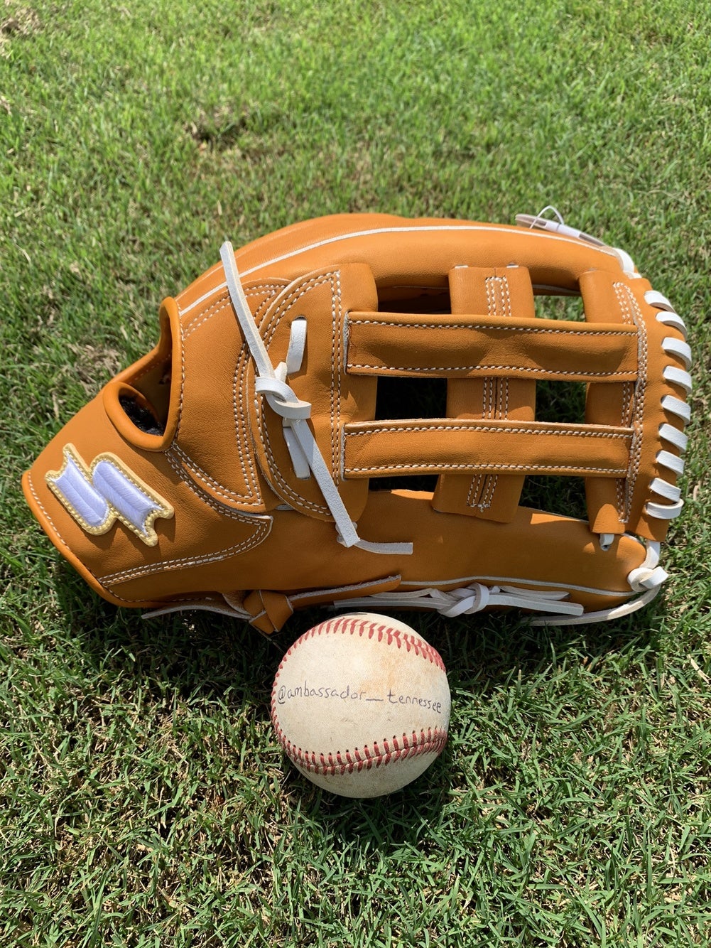 Ronald Acuna's Glove, Fire 🔥, By SSK Baseball