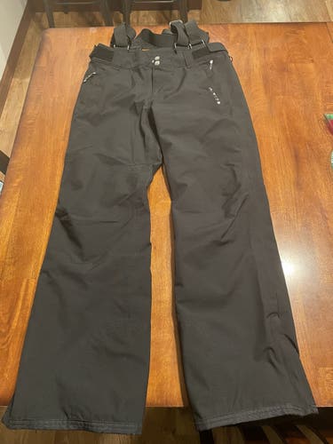 Black Used Adult Small Ski Pants