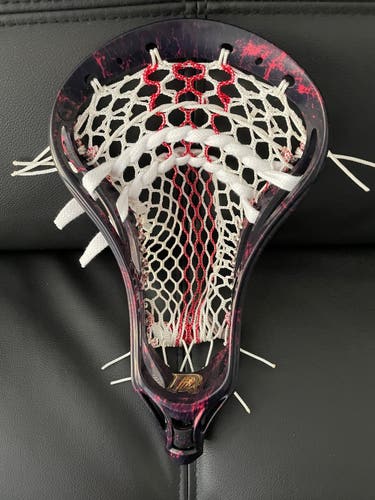 Black New Attack & Midfield Warrior Strung Rabil Head