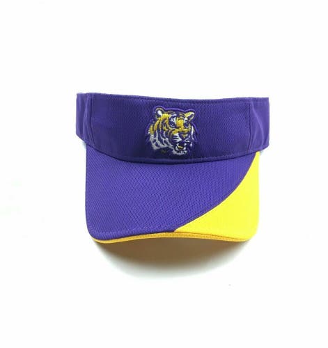 OC Sports LSU Tigers Q3 Adjustable Visor Purple Yellow One Size Tennis Golf