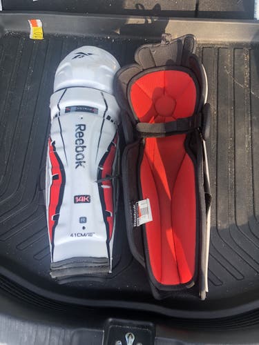 Reebok 14K Hockey Shin Pads 16”