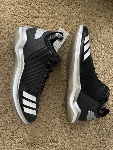 New Size Men's 10.5 (W 11.5) Adidas Turf Icon Trainers Black/Silver