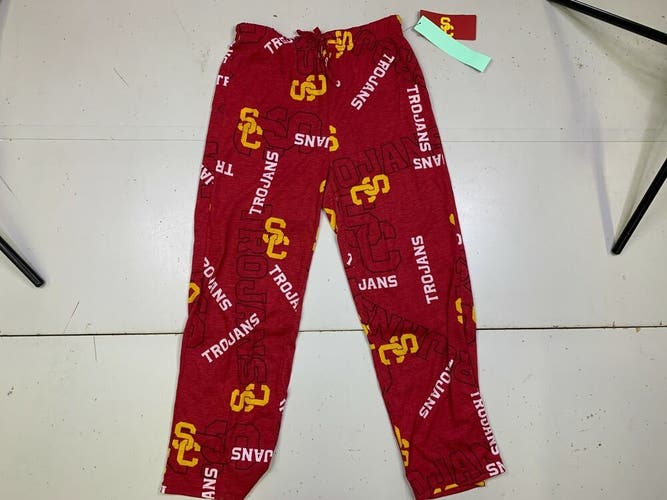 Authentic Apparel USC Trojans Pajamas Youth M L Red Pants NCAA M L Red