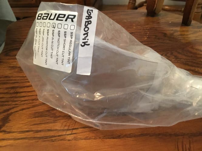 New! Bauer 55P A-N Cut Tint Visor