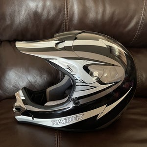 Large Raiders Motorcross Motorcycle helmet
