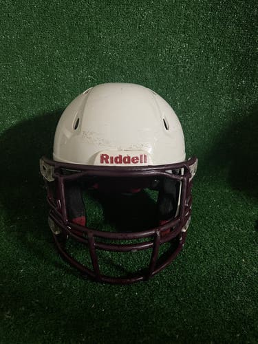 Adult Medium - Riddell 360 Football Helmet - White