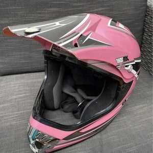 Thor pink motocross helmet size extra extra small