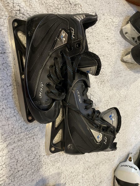 Junior Used CCM Ccm 04 Hockey Goalie Skates Regular Width Size 5