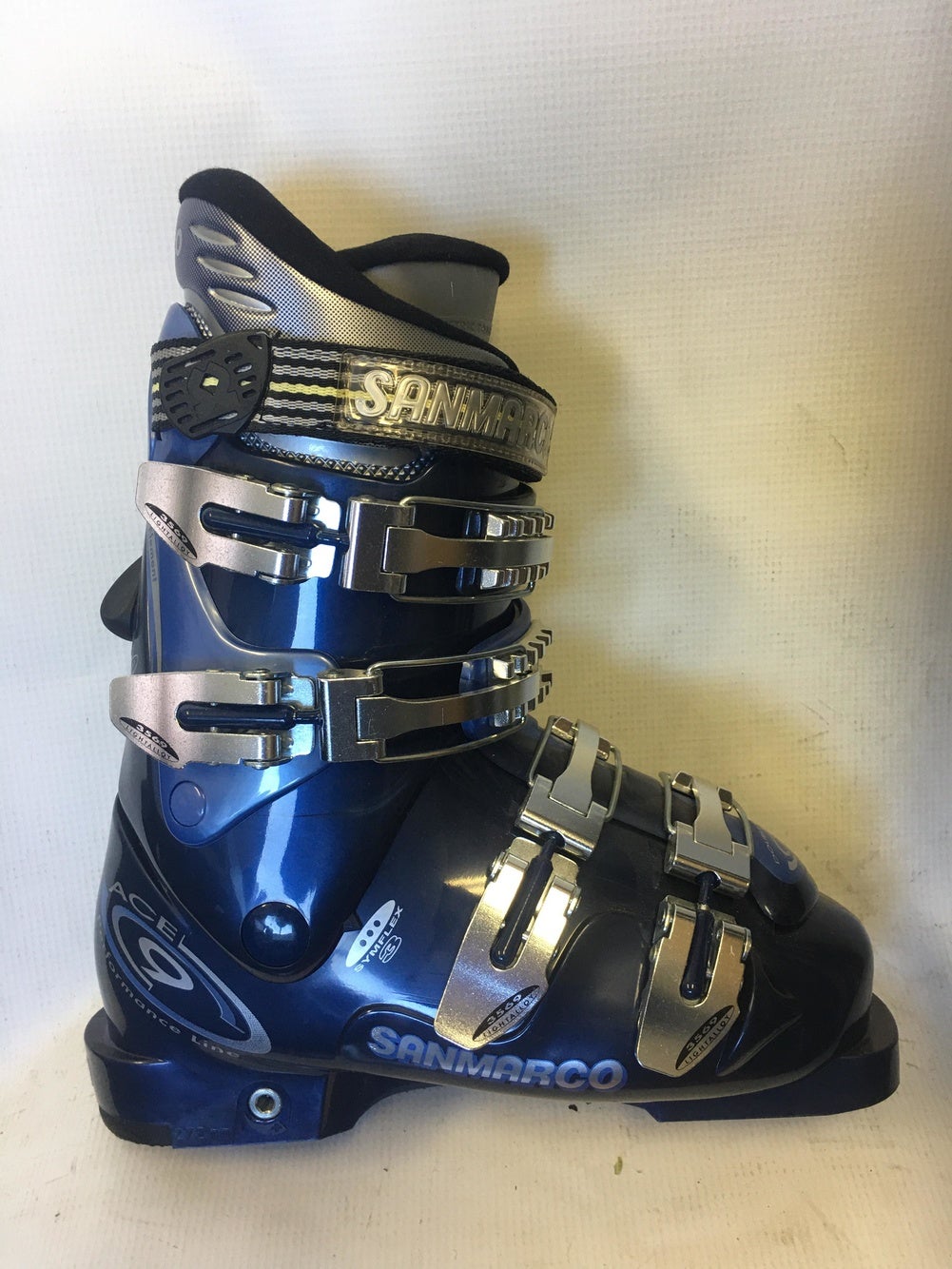 Intermediate-Advanced SanMarco Adjustable Flex Ski boots SIZES 23-27.5BLK/YELLOW 