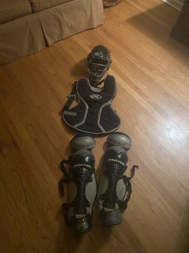 Used Rawlings Velo Catcher's Set