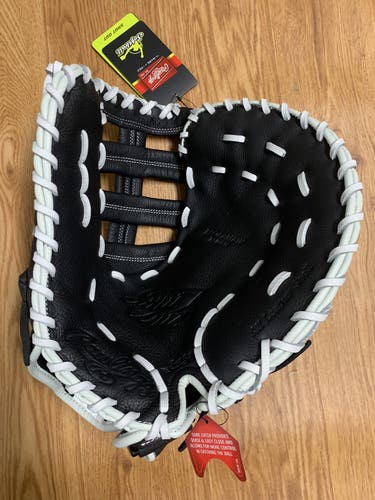 Black Kid Pitch (9YO-13YO) First Base 13" Baseball Glove