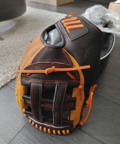 Black Adult Left Hand Throw 13" Cypress Series Baseball Glove