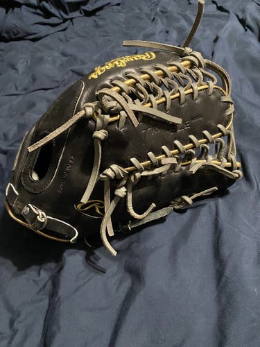 Black High School/College Outfield 12.75" Pro Preferred Baseball Glove
