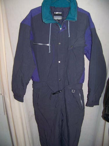 Solar Edge Insulated One Piece Snow Ski Suit, Men's Large