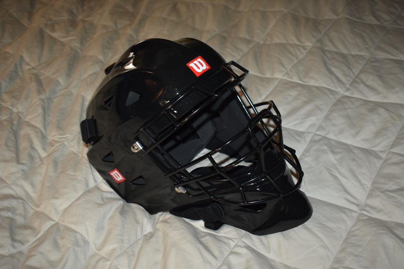 Diamond DFM-15 Softball / Baseball Catcher’s / Umpire Mask No Straps Pro  Red Brand New! | SidelineSwap