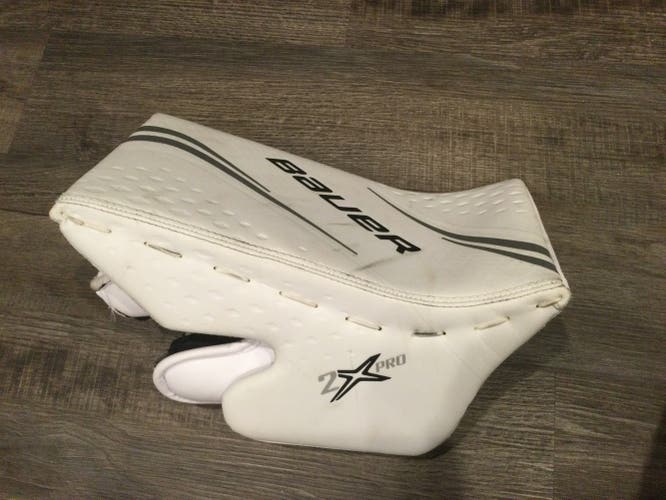 White Senior Used Bauer Regular 2X Pro Pro Stock