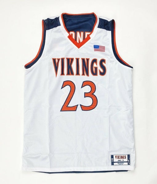 Garb Athletics Vikings Jones Reversible Basketball Jersey #23 Mens M Navy  White