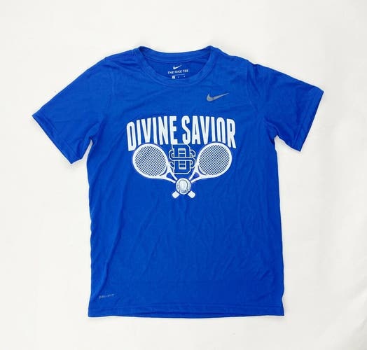 The Nike Tee Divine Savior Legend Training Top Men's M Royal Blue Shirt 727980