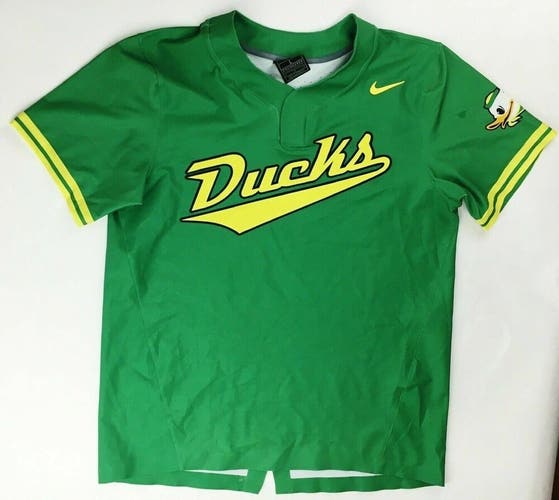 Nike Oregon Ducks Digital Vapor Prime Snap Jersey #27 Men's Large Green AV4807