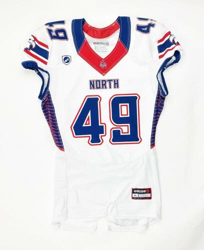 Siege Sports North Game Performance Football Jersey Men's XL White FB1300