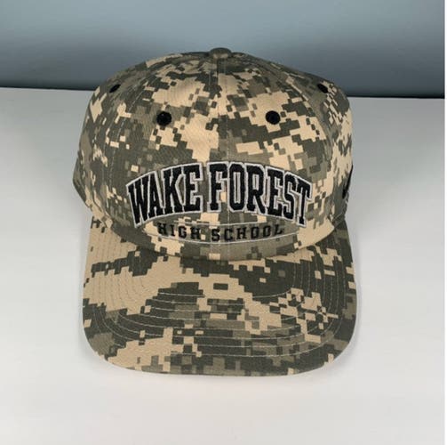 Nike Wake Forest High School Camo Hat One Size
