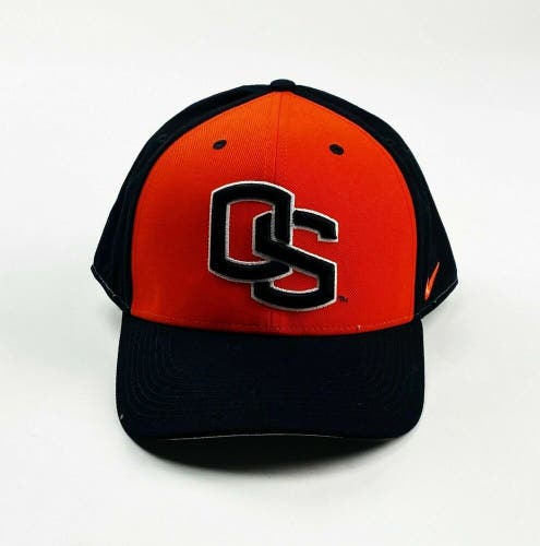 Nike Oregon State Beavers 7 1/4 inch 60cm Hat Cap Orange Black Basesball Dri-FIT