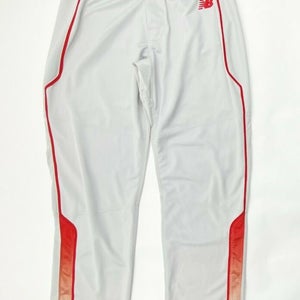 New Balance Baseball Softball Performance Pant Men's 36 Gray 4040 Open Cuffs