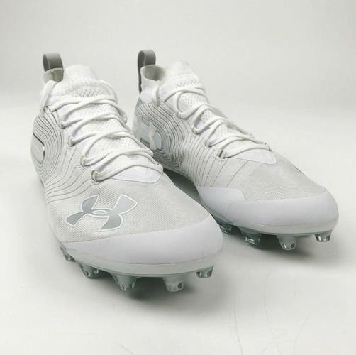 Under Armour 2018 Spotlight MC Football Cleat Men's US 12 White 3020675 $110