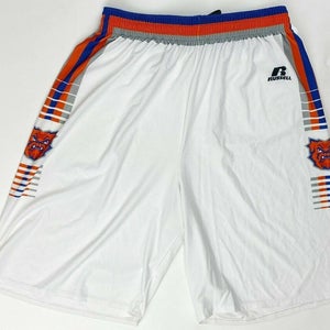 Russell Athletic Bulldogs Fastbreak Basketball Short Men's L White 4B3VTFB