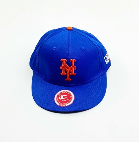 New York Mets MLB Baseball Cap OC Sports Youth One Size Adjustable Hat Blue