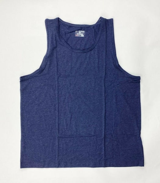 Under Armour Loose Fit Sleeveless Training Tank Men's 2XL Navy Blue 1288108