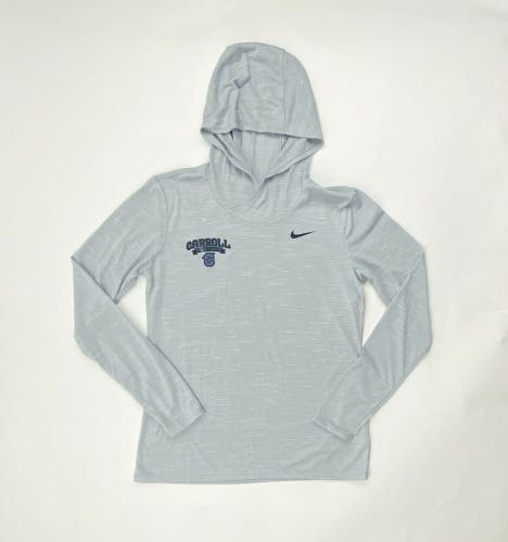 Nike Dry Carroll College Legend Veneer Hooded Soccer Shirt Women's L Gray AQ3504