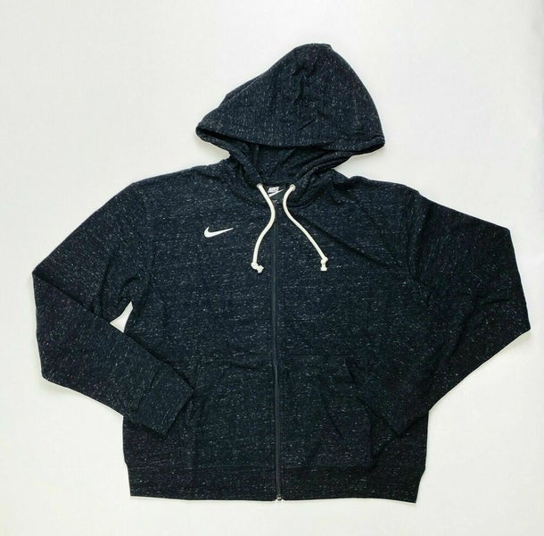 Nike Sportswear Vintage Full Zip Jacket Women's Medium Hoodie CN9402 Black