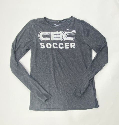 Under Armour Columbia Basin Hawks Locker 2.0 Soccer Shirt Women's Gray 1305681
