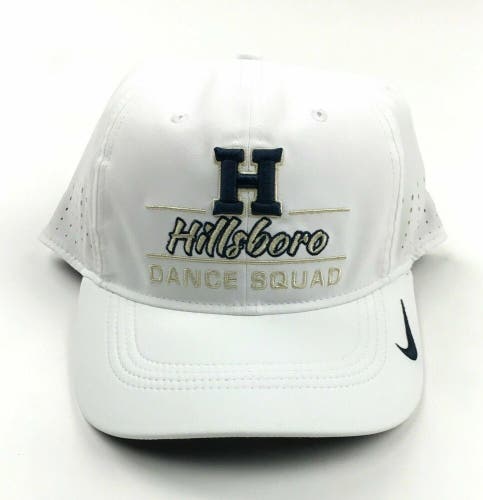 Nike Hillsboro Dance Squad Vented Adjustable Hat White Black 384443