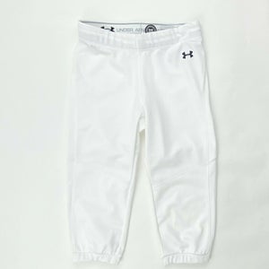 Under Armour Ace Beltless Knicker Softball Pant Women's Small White USP123W