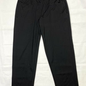 Ideology Black Stripe Knit Athletic Track Pant Men's Large Black Pockets