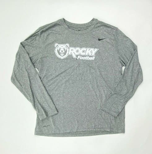 Nike Rocky Mountain College Football Legend Training Top Men's 2XL Gray 727980